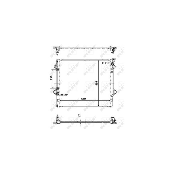 Kylare, motorkylning Nrf 56104 NRF Kylare, motorkylning Nrf 56104 NRF
