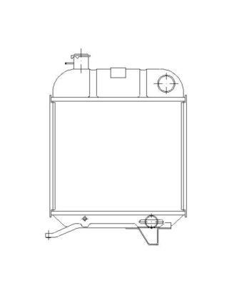 Kylare, motorkylning Nrf 57100 NRF