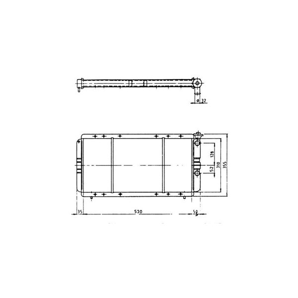 Kylare, motorkylning Nrf 57323 NRF Kylare, motorkylning Nrf 57323 NRF