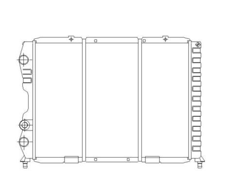 Kylare, motorkylning Nrf 58083 NRF