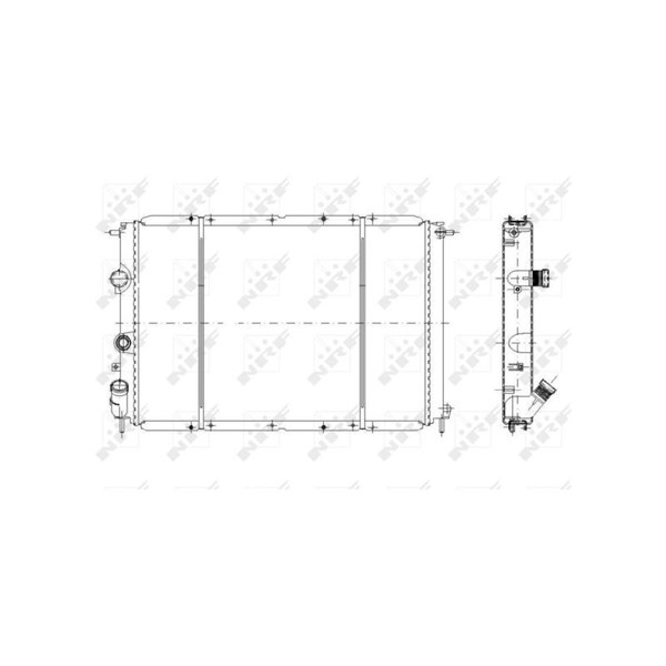 Kylare, motorkylning Nrf 58106 NRF