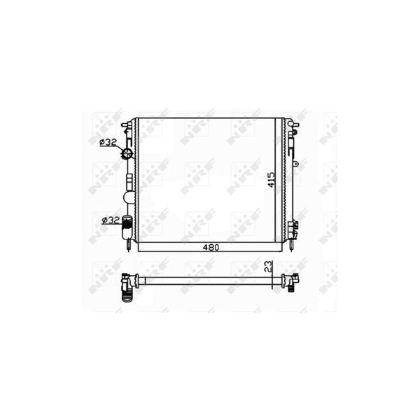 Kylare, motorkylning Nrf 58148 NRF Kylare, motorkylning Nrf 58148 NRF