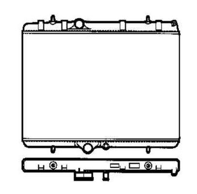 Kylare, motorkylning Nrf 58181 NRF