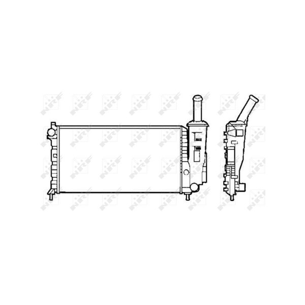 Kylare, motorkylning Nrf 58273 NRF