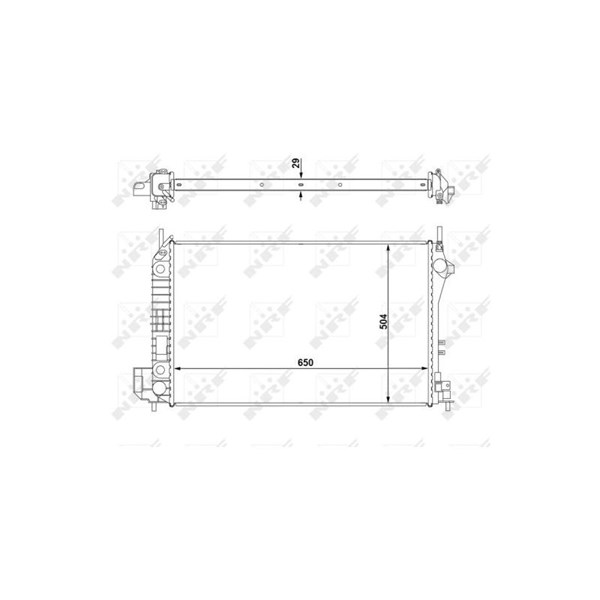 Kylare, motorkylning Nrf 58294 NRF Kylare, motorkylning Nrf 58294 NRF