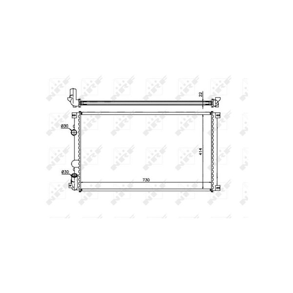 Kylare, motorkylning Nrf 58321 NRF Kylare, motorkylning Nrf 58321 NRF