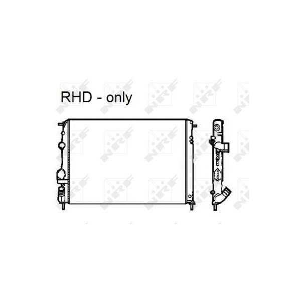 Kylare, motorkylning Nrf 58326 NRF Kylare, motorkylning Nrf 58326 NRF
