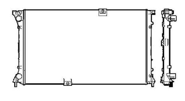 Kylare, motorkylning Nrf 58330 NRF