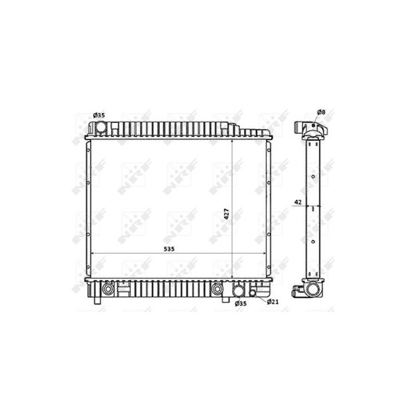 Kylare, motorkylning Nrf 58348 NRF Kylare, motorkylning Nrf 58348 NRF