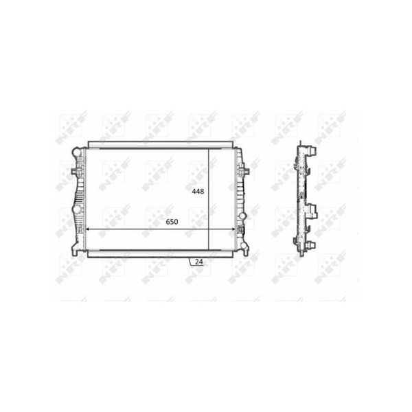 Kylare, motorkylning Nrf 58398 NRF Kylare, motorkylning Nrf 58398 NRF
