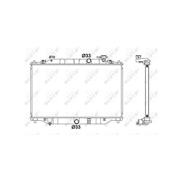 Kylare, motorkylning Nrf 58416 NRF Kylare, motorkylning Nrf 58416 NRF