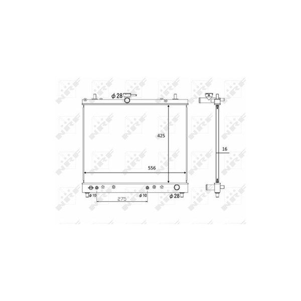 Kylare, motorkylning Nrf 58446 NRF Kylare, motorkylning Nrf 58446 NRF