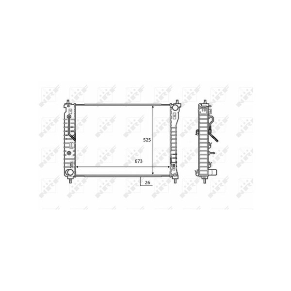 Kylare, motorkylning Nrf 58449 NRF Kylare, motorkylning Nrf 58449 NRF