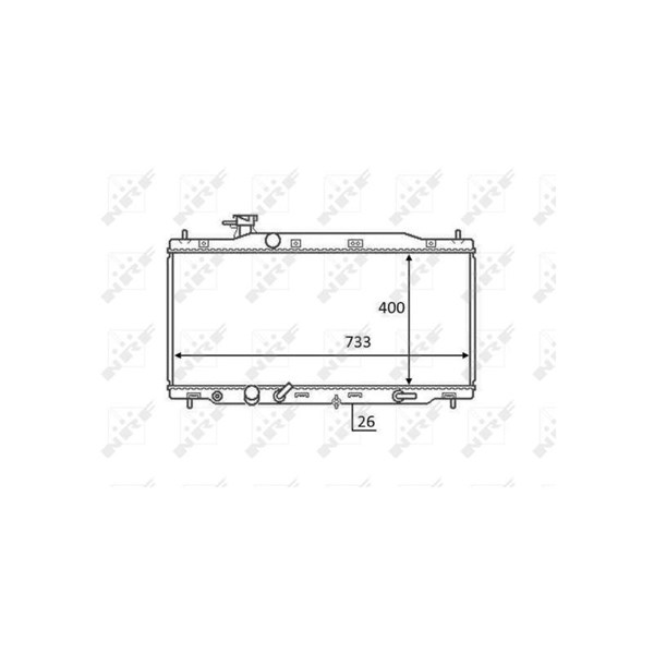Kylare, motorkylning Nrf 58456 NRF Kylare, motorkylning Nrf 58456 NRF