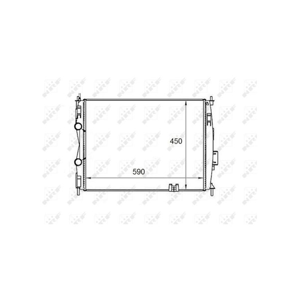 Kylare, motorkylning Nrf 58461 NRF Kylare, motorkylning Nrf 58461 NRF