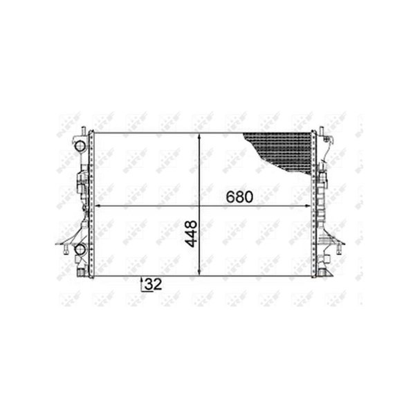 Kylare, motorkylning Nrf 58479 NRF Kylare, motorkylning Nrf 58479 NRF