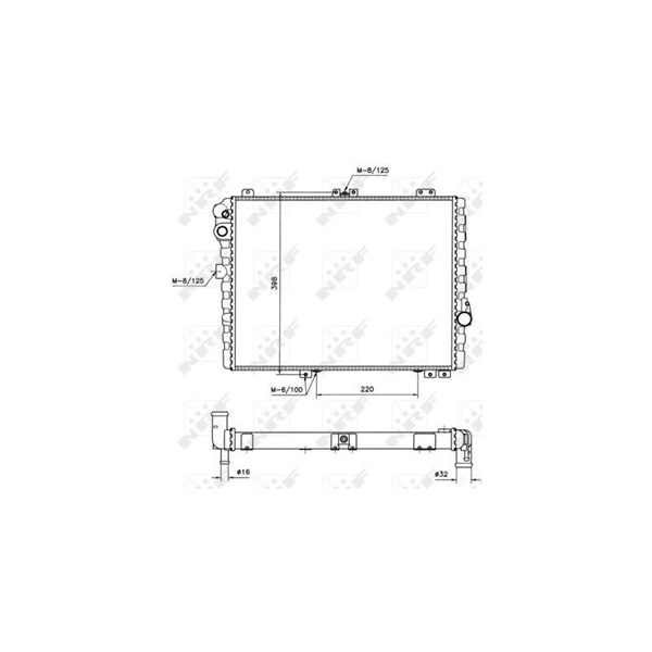 Kylare, motorkylning Nrf 58579 NRF Kylare, motorkylning Nrf 58579 NRF