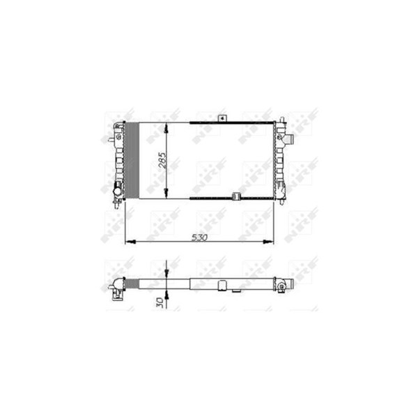 Kylare, motorkylning Nrf 58675 NRF Kylare, motorkylning Nrf 58675 NRF