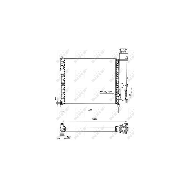 Kylare, motorkylning Nrf 58678 NRF Kylare, motorkylning Nrf 58678 NRF