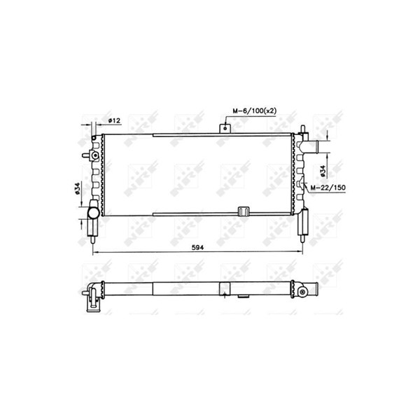Kylare, motorkylning Nrf 58759 NRF Kylare, motorkylning Nrf 58759 NRF