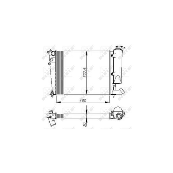 Kylare, motorkylning Nrf 58823 NRF Kylare, motorkylning Nrf 58823 NRF