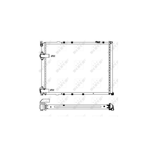 Kylare, motorkylning Nrf 58848 NRF
