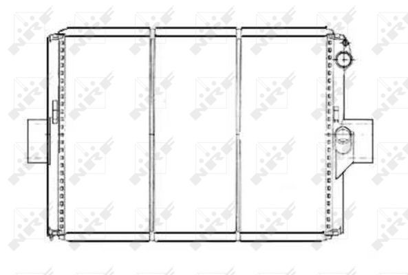 Kylare, motorkylning Nrf 58883 NRF
