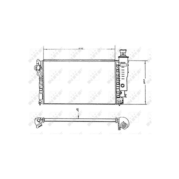 Kylare, motorkylning Nrf 58891 NRF Kylare, motorkylning Nrf 58891 NRF