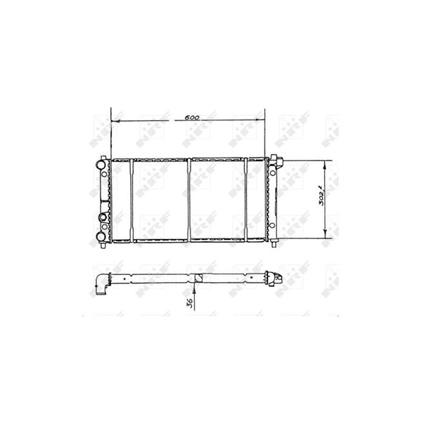 Kylare, motorkylning Nrf 58904 NRF Kylare, motorkylning Nrf 58904 NRF