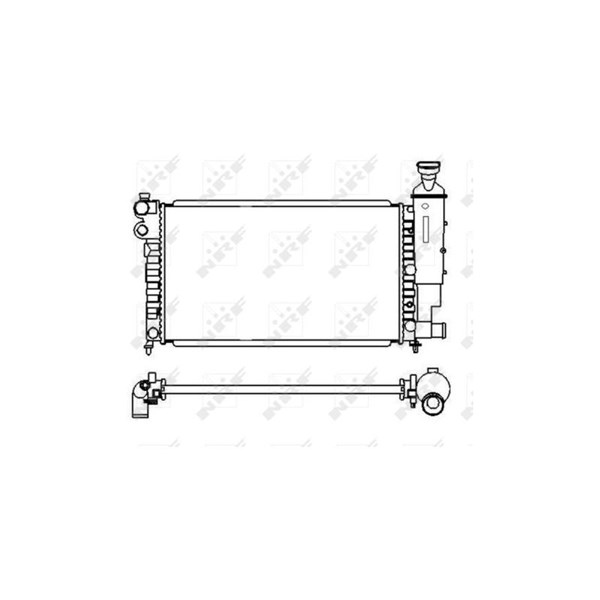 Kylare, motorkylning Nrf 58920 NRF Kylare, motorkylning Nrf 58920 NRF