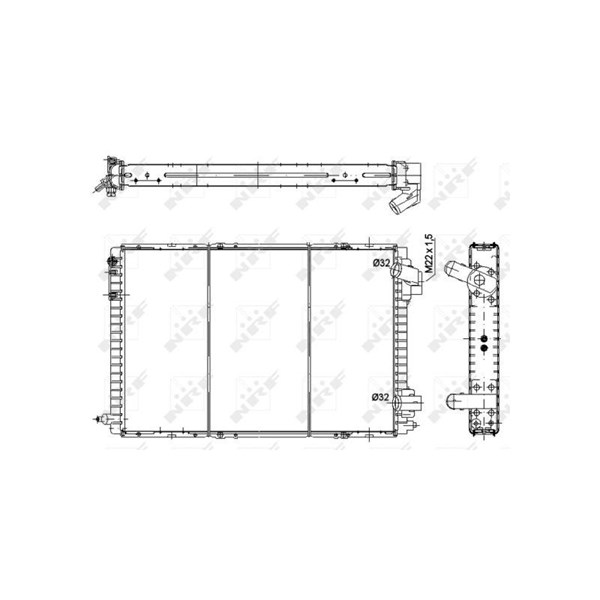 Kylare, motorkylning Nrf 58941 NRF Kylare, motorkylning Nrf 58941 NRF