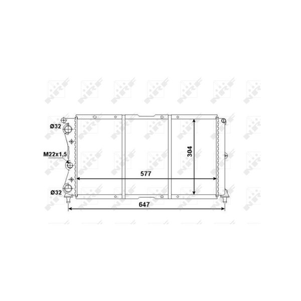 Kylare, motorkylning Nrf 58955 NRF Kylare, motorkylning Nrf 58955 NRF