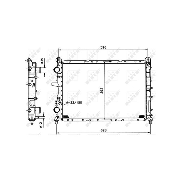 Kylare, motorkylning Nrf 58995 NRF Kylare, motorkylning Nrf 58995 NRF