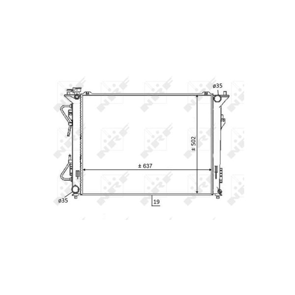 Kylare, motorkylning Nrf 59064 NRF Kylare, motorkylning Nrf 59064 NRF