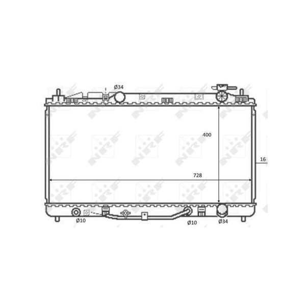 Kylare, motorkylning Nrf 59079 NRF Kylare, motorkylning Nrf 59079 NRF