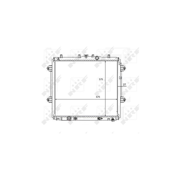 Kylare, motorkylning Nrf 59080 NRF Kylare, motorkylning Nrf 59080 NRF