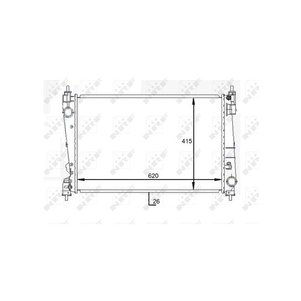 Kylare, motorkylning Nrf 59084 NRF Kylare, motorkylning Nrf 59084 NRF