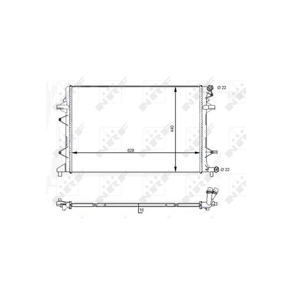 Kylare, motorkylning Nrf 59118 NRF Kylare, motorkylning Nrf 59118 NRF