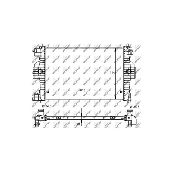 Kylare, motorkylning Nrf 59139 NRF Kylare, motorkylning Nrf 59139 NRF