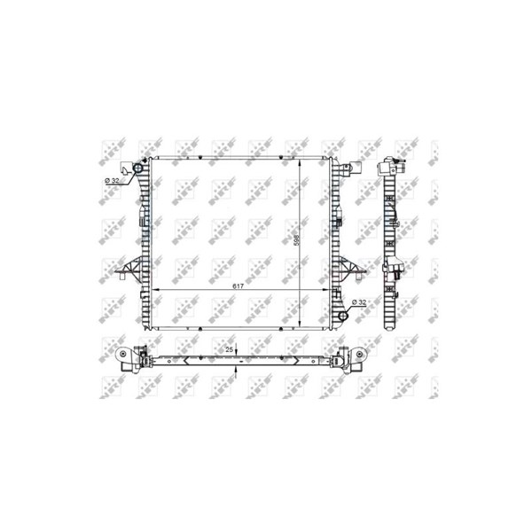 Kylare, motorkylning Nrf 59145 NRF Kylare, motorkylning Nrf 59145 NRF