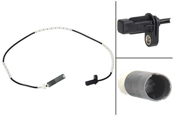 ABS-givare, Sensor, hjulvarvtal, Bakaxel