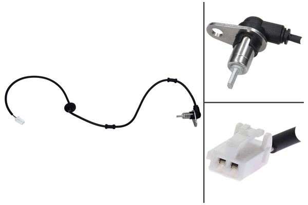 ABS-givare, Sensor, hjulvarvtal, Bakaxel höger
