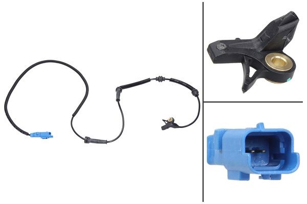 ABS-givare, Sensor, hjulvarvtal, Fram, höger eller vänster