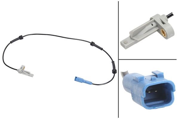 ABS-givare, Sensor, hjulvarvtal, Bakaxel, båda sidor