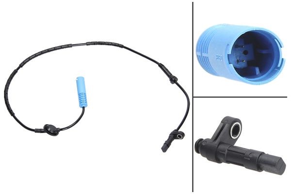 ABS-givare, Sensor, hjulvarvtal, Framaxel, framaxel vänster