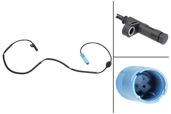 ABS-givare, Sensor, hjulvarvtal, Bakaxel