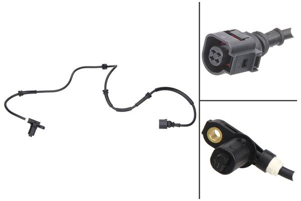 ABS-givare, Sensor, hjulvarvtal, Bakaxel vänster