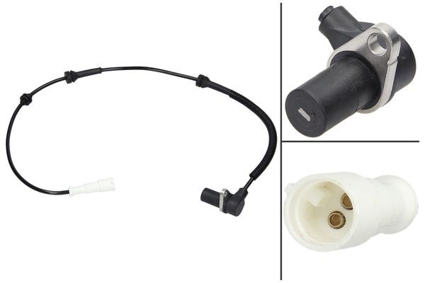 ABS-givare, Sensor, hjulvarvtal, framaxel vänster