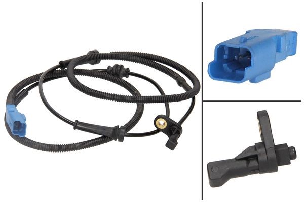 ABS-givare, Sensor, hjulvarvtal, Bakaxel, båda sidor