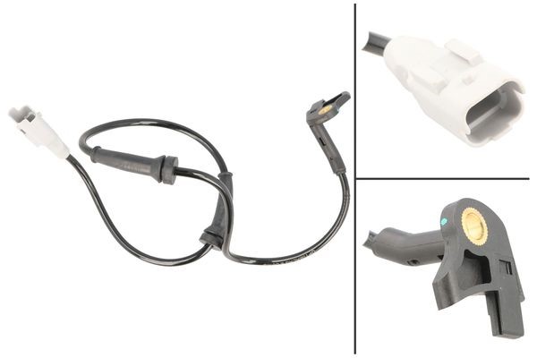 ABS-givare, Sensor, hjulvarvtal, Framaxel